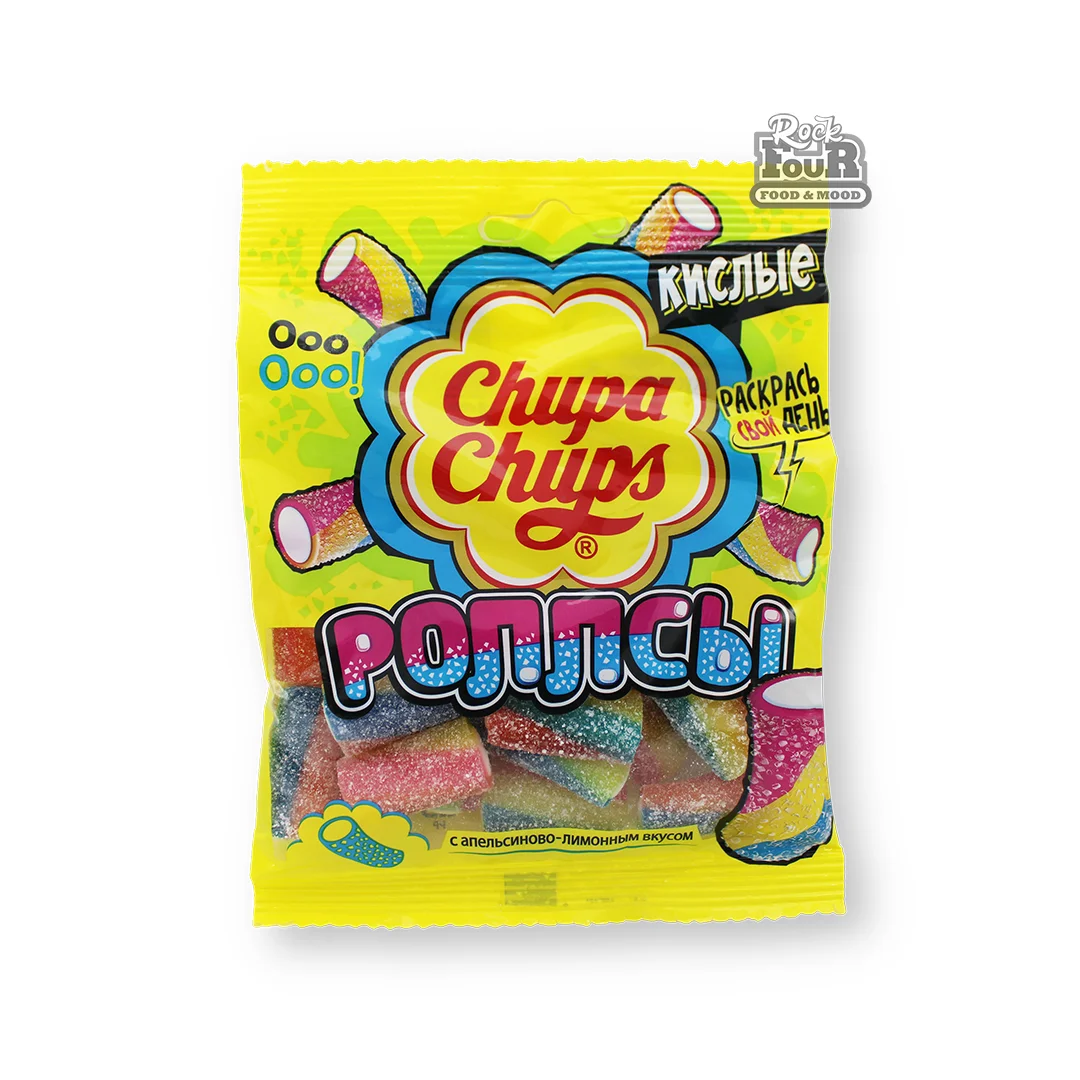 Դոնդողանման կոնֆետներ «Chupa Chups Роллсы» 70գ